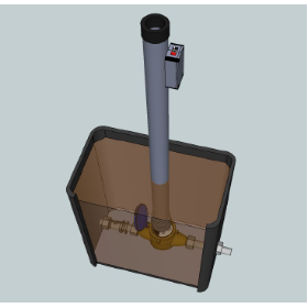 Water meter reading scope