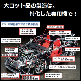 自動車部品製造のパート別製作設備実績資料　※事例集も一緒に進呈！