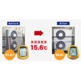 High-reflective, heat-insulating, and heat-dissipating paint "Eco Kit HS-300"