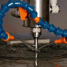 Ultrasonic rotary machining machine for glass and ceramics, suitable for fine and deep holes.