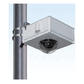 Remote monitoring capable with automatic time correction street surveillance camera