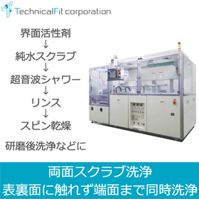 ウエハー洗浄装置「両面ブラシ洗浄装置（量産型）」