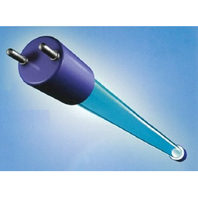 Dedicated high-output ultraviolet sterilization lamp for building air conditioning systems.