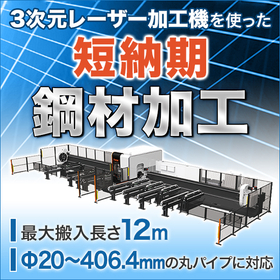 Business Introduction: "Steel Processing Using 3D Laser Processing Machines"