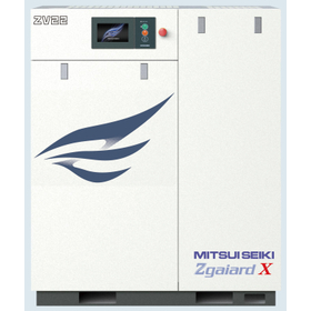 Oil injection compressor boasting top-class discharge air volume.