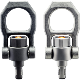 Lifting pin with screw thread clamp type (swivel type)