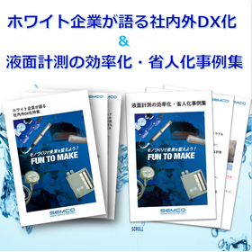Presentation of case studies on 'Digital Transformation inside and outside the company' and 'Efficiency and labor-saving in liquid level measurement'