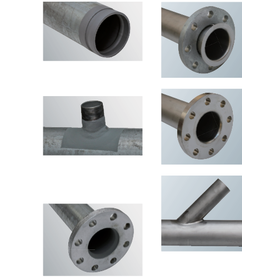 Steel pipe prefabricated processing pipe; stainless steel prefabricated processing pipe.