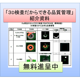 解説資料「３D検査だからできる品質管理の紹介資料」