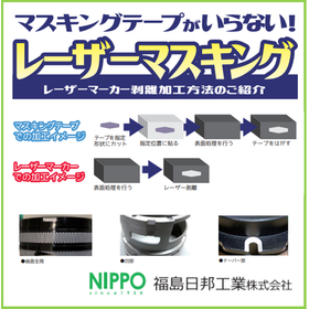 Eye-opening! Laser masking processing that doesn't require masking tape!