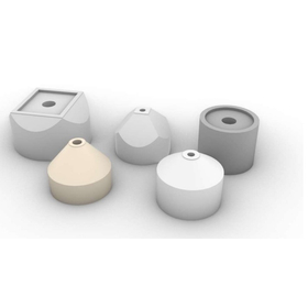 Highly visible semiconductor collet "White Electrostatic Discharge Prevention Rubber Collet"