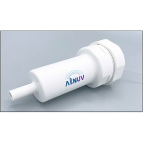 Resin-type water disinfection reactor equipped with a 265nm LED.