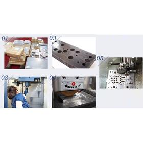 Processing and production of gas appliance press mold plates.