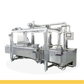 Improving harsh working conditions | High-efficiency gas fryer "DOBC-B type"