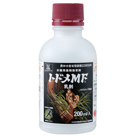 Late-stage herbicide for rice paddy "Todome MF Emulsion"