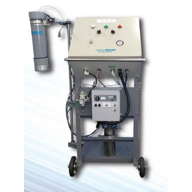 Compact type electrostatic coating device for rust prevention oil.