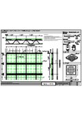 Standard drawing for rooftop greening system: Mizuirazu Kirinsou type: Folded plate roof with 500 mm pitch.