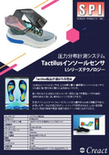 最小・最軽量のインソール型圧力分布計測「Tactilus」