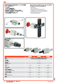 GIMATIC OFL: Through hole with rotation stop and mounting bracket; double-acting cylinder (hollow rod)