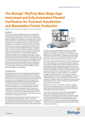 MaxiからGigaPrepとトランジェント・トランスフェクションおよび哺乳類タンパク質生産のための完全自動化プラスミド精製
