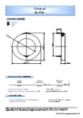 空芯コイル 　　サイズ　外径Φ32　内径Φ20　厚み5ｍｍ　 56μH 200mΩ『BL-F38 type』