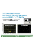 A0070A光周波数アナライザのFMCW LiDAR光周波数変調解析機能をA0040A光雑音アナライザに搭載可能