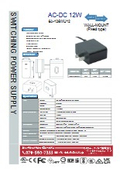 ACアダプター DC12V1A マルチ入力 小さい 安い 安価 PSEマーク付き J62368 高品質 扱いやすい 保証付き