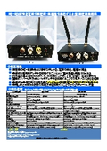 Compact uncompressed wireless device for transmitting HD-SDI signals wirelessly in an uncompressed and latency-free manner.