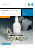 Product Overview of Modular Connectors 'ODU-MAC' for Automatic Connection and Disconnection Silver-Line, Manual Connection and Disconnection White-Line.