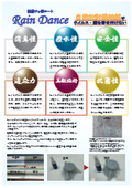 Water-repellent and stain prevention agent for stone materials: Rain Dance, an antibacterial coating agent that does not alter the texture of the stone.