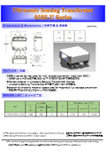 Ultrasonic Sensor Transformer 'TTRN-038S-U Series' with Magnetic Flux Leakage Prevention Shield - Lineup ~2.6mH