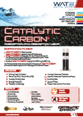 Highly activated coconut shell activated carbon activated by the catalytic action of iron hydroxide.