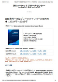 自動車用一体型ブレーキキャリパーの世界市場レポート：アルミ合金・チタン合金・カーボンファイバー・鋳鉄製ブレーキキャリパー