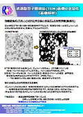 透過型電子顕微鏡(TEM)画像の定量化(画像解析)