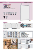 Double-sided LED light panel