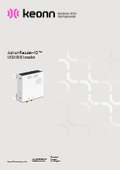 Keonn's UHF band RAIN RFID reader/writer "AdvanReader-10" is a compact, lightweight type with built-in USB-powered antenna.