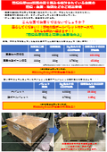 環境負荷削減と共に、生産性UPの提案（CO2排出量削減、SDGs目標達成へ向けて。木材やプラスチックの段ボール化）