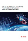 Molex Transceiver Solutions for Telecom Networks