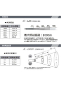 LED懐中電灯　USB充電ポート搭載　IP65級防水(生活防水)　点灯切り替え可能　ES-20U-照度