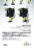 AAK415 and AAK515, which integrate an automatic tool changer and high-speed autonomous pressure correction. Compatible with brushing and wheels thanks to the 90° holder.
