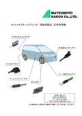 【数十秒で電装部品を完全封止。防水、防塵、絶縁に】ホットメルトモールディング採用事例集　(自動車部品)　■松本加工■