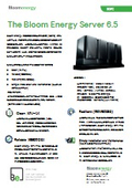 Fuel cell "Bloom Energy Server" and water electrolysis device.