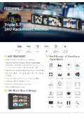 HDMI＆SDI入出力対応 ３連ラック取付 5インチワイド撮影用モニター FEELWORLD T51 PLUS 製品カタログ