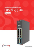  8G+4x10G TSN 産業用マネージドPoEスイッチ Intrising DTS-8G(P)-4X 製品カタログ