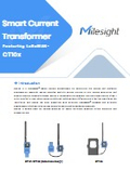産業用LoRaWANクランプ式電流センサー CT10xシリーズ 製品カタログ