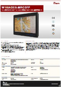 第13世代 CPU搭載 DNV認証(船級)取得15.6インチECDISマリンパネルPC W15IAD3S-MRC3FP カタログ