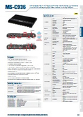 29mmウルトラスリム筐体 産業用ファンレスPC MSI MS-C936 製品カタログ