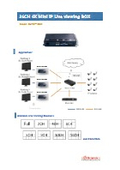 最大36CH、4K対応 IPカメラ映像一括表示用ビューアー Hsintek・CH-EIP-36M 製品カタログ