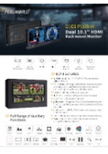 4K 10.1"撮影用2連ラックモニター D101 PLUS-H 製品カタログ