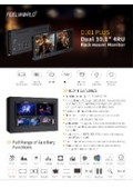 4K 10.1"撮影用2連ラックSDIモニタ D101 PLUS 製品カタログ